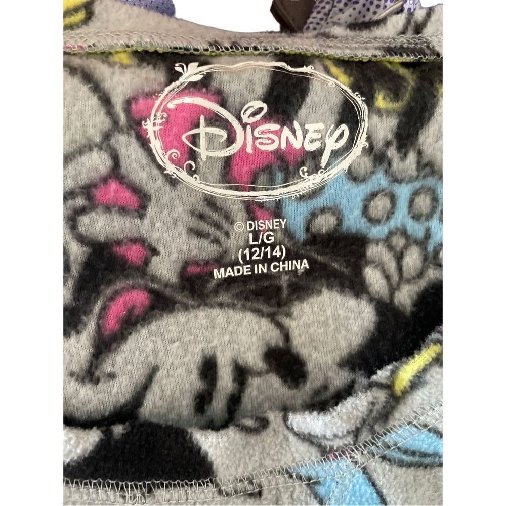 Disney Long Sleeve Gray Pajama Shirt Size Large - Picture 4 of 8